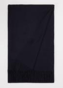 Fraas Sjaal met franjes 200 x 35 cm