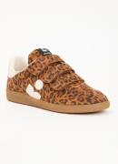 Isabel Marant Beth sneaker van leer met suède details