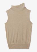 Reiss Harper mouwloze top van wol met col