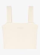 Maje Fijngebreide crop top met stretch