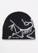 Arc'teryx Bird Head muts in wolblend met logo