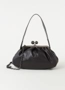 MaxMara Pasticcino clutch van leer