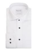 Michaelis Strijkvrij slim fit overhemd met dubbele manchet