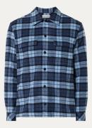 SAMSØE SAMSØE Sacastor overshirt met ruitdessin