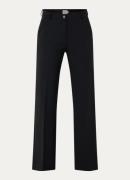 BRAX High waist wide fit pantalon met persplooi