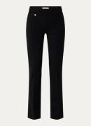 BRAX Malou mid waist bootcut fit legging met siernaad