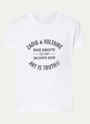 Zadig&Voltaire Walk T-shirt met logoprint
