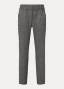 MaxMara Cordoba high waist straight fit pantalon met pied-de-poule des...