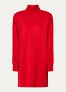 Essentiel Antwerp Idress fijngebreide mini trui-jurk in wolblend met c...