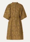 Bruuns Bazaar CanterburyBBImilia midi tuniekjurk met borduring en stri...