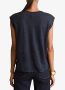 Reiss Mara T-shirt van linnen