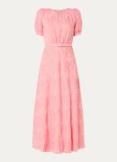 L.K.Bennett Pearl midi jurk met lurex en ceintuur