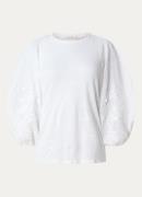 Zimmermann Lantern top met van linnen met ballonmouw