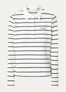 Copenhagen Muse Muse polo in biologische katoenblend met streeprint