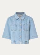 Baum und Pferdgarten Blouse van denim met borstzakken