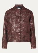 Xandres Billie blazer met jacquard dessin