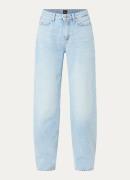 BOSS High waist wide leg jeans met steekzakken