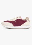 Tommy Hilfiger Monogram sneaker van leer met details van suède