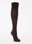 Falke Airport kniekousen in wolblend