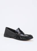 Dune London Grisella loafer van suède