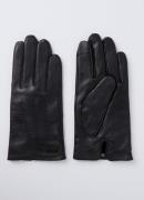 BOSS Handschoen van lamsleer met touchscreen functie