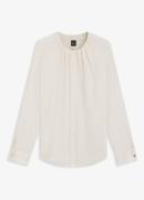 BOSS Banorah blouse in zijdeblend