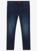 HUGO 634 slim fit jeans met donkere wassing