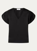 Aaiko Minny top van satijn