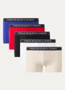 Ralph Lauren Boxershorts met logoband in 5-pack