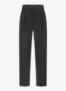 Studio Anneloes Scout mid waist wide fit pantalon van travelstof met s...