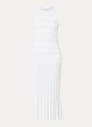 Sandro Midi jurk met imitatieparels