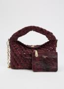 Dune London Dinkydeliberate handtas met gevlochten detail en uitneemba...