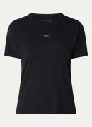 Zadig&Voltaire Marta T-shirt in linnenblend met logo