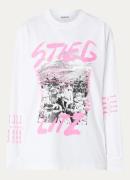 Stieglitz Maximo oversized longsleeve met logoprint