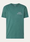 Obey T-shirt met logo- en backprint