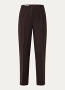 Xandres Polieter high waist straight fit pantalon in wolblend