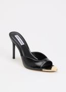 Steve Madden Executive muiltje met lakfinish en metallic detail