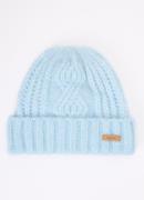 Barts Farrah grofgebreide muts in wolblend