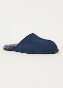 UGG Scuff pantoffel van suède met schapenvacht