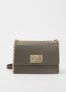 FURLA Mini crossbodytas van leer met verstelbare schouderriem