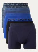 Björn Borg Boxershorts met logoband in 5-pack