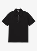 Reiss Winston regular fit polo met halve rits