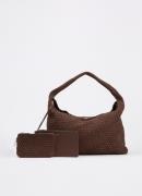 Dune London Deliberate XL schoudertas met gevlochten detail en uitneem...