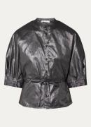 by-bar Christi tuniek met lurex en ceintuur