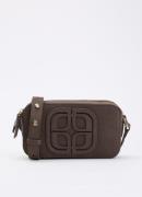 L.K.Bennett Perry crossbodytas van leer met logo