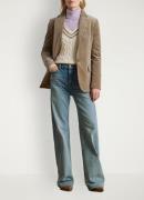 Ralph Lauren Blazer met logo en schoudervulling