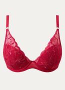 Chantelle Fleurs voorgevormde plunge bh met borduring