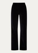 River Woods High waist straight fit chino van corduroy met steekzakken