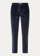 BRAX Maron S mid waist tapered fit cropped chino van corduroy