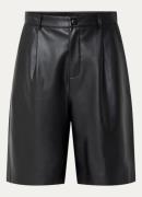 French Connection Corlenda high waist straight fit korte broek van imi...